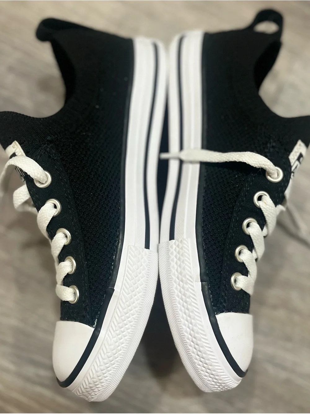 Converse Low Top Sneakers - Black & White